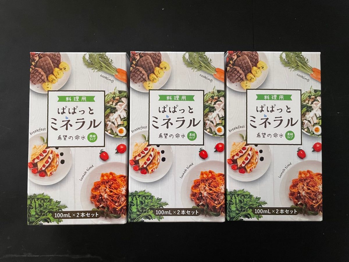 ぱぱっとミネラル 旧希望の命水 料理用10倍濃縮液3箱 | www.norterminal.no