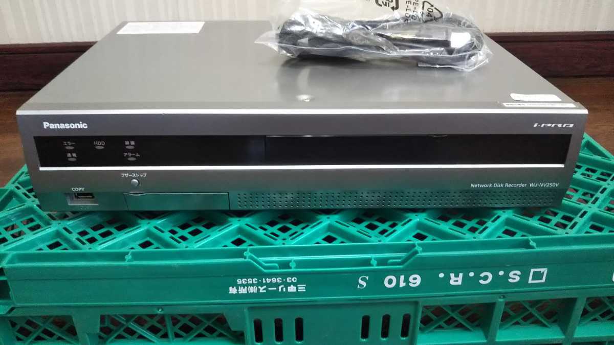 HK772 i-PRO WJ-NV250V1 Network Disk Recorder ネットワークディスク