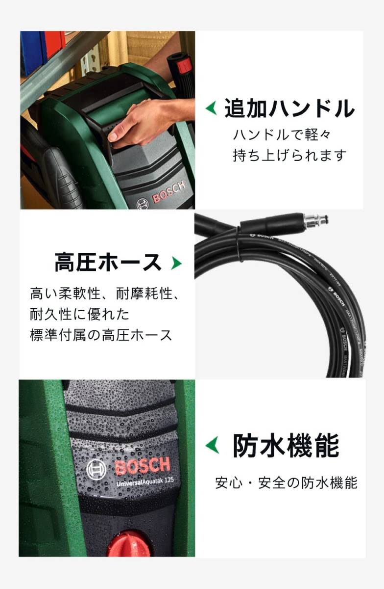 大特価】 高圧洗浄機 1500W 最大許容圧力12MPa パワフル洗浄
