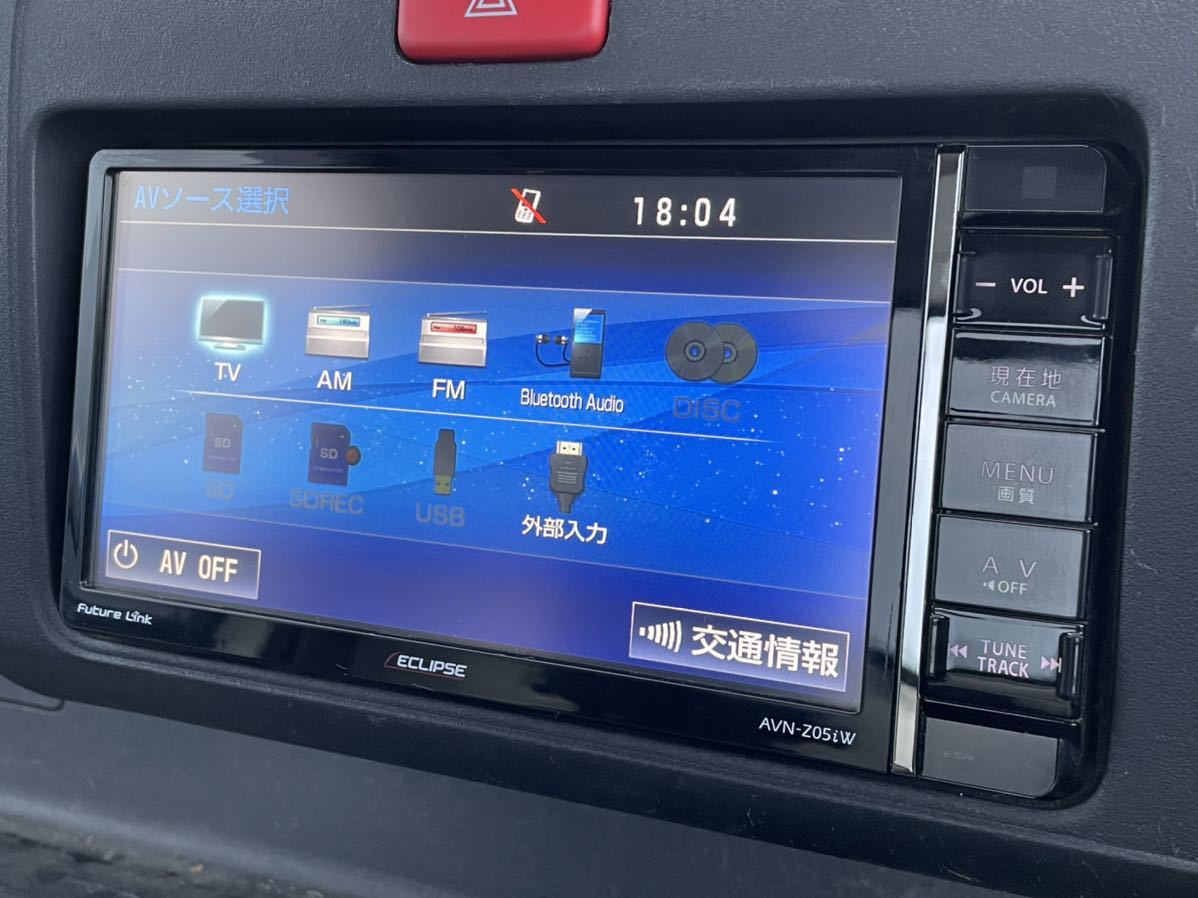 ECLIPSE AVN-Z05iW イクリプス メモリーナビ 動作確認済 送料 ECLIPSE AVN-Z05iW イクリプス メモリーナビ 動作確認済 送料