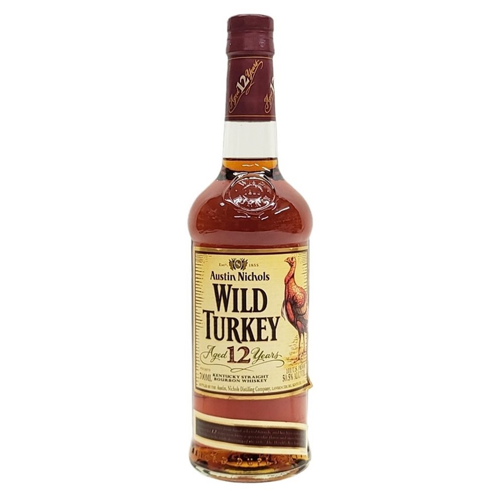 ZE703 古酒 WILD TURKEY 12年 50.5% 700ml 101プルーフ バーボン ウイスキー ワイルドターキー 未開栓 -  br100.com.br