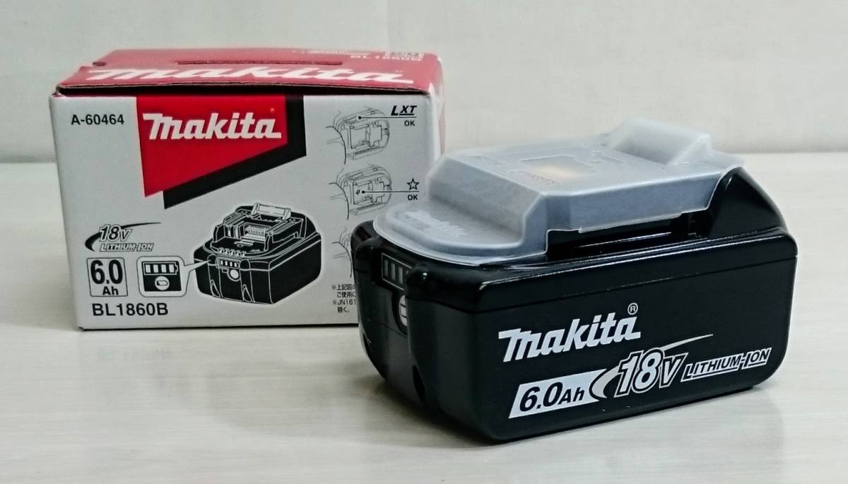 R01-148 未使用品 Makita マキタ バッテリーBL1860B A-60464 18V 6.0Ah