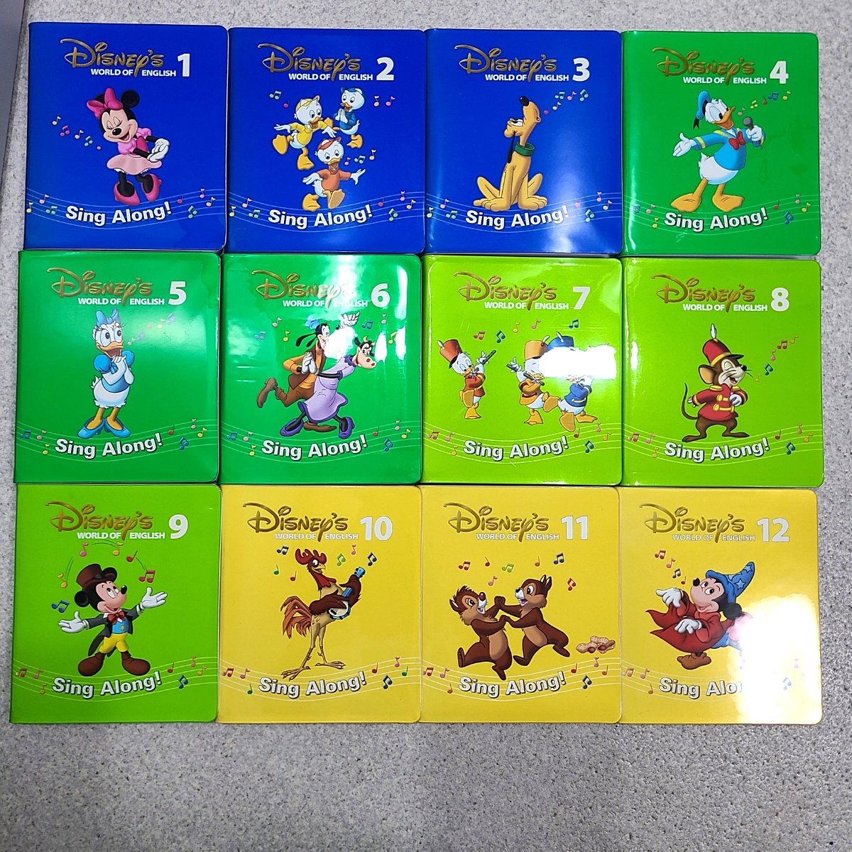 DWE ディズニー英語システム Sing Along! DVD 全12巻 60s22-1086 www