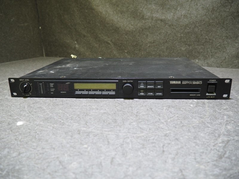 ジャンク品】YAMAHA SPX990 プロフェッショナル マルチエフェクター