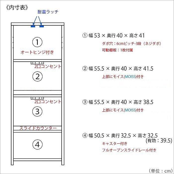 レンジ台 レンジボード 幅60cm 完成品 食器棚 収納 ハイタイプ キッチンボード スリム モイス 日本製 ホワイト_画像4