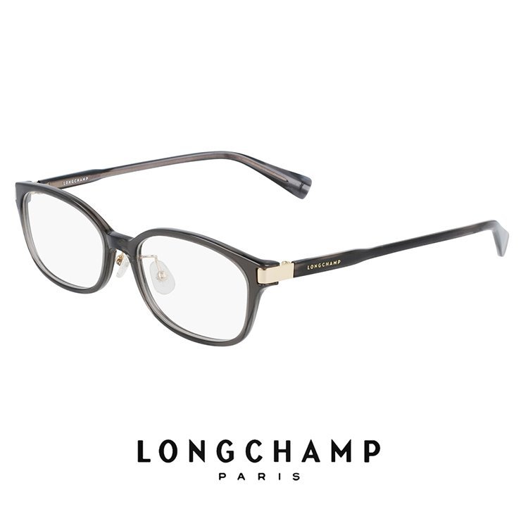 新品 ロンシャン レディース メガネ lo2652j 033 longchamp 眼鏡 ジャパンフィットモデル グレー フレーム ウェリントン型