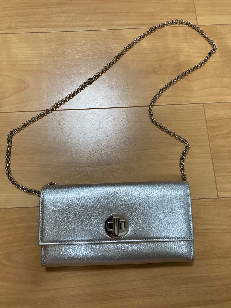 時間指定不可】 セール TIFFANY ティファニー チェーンウォレット 長
