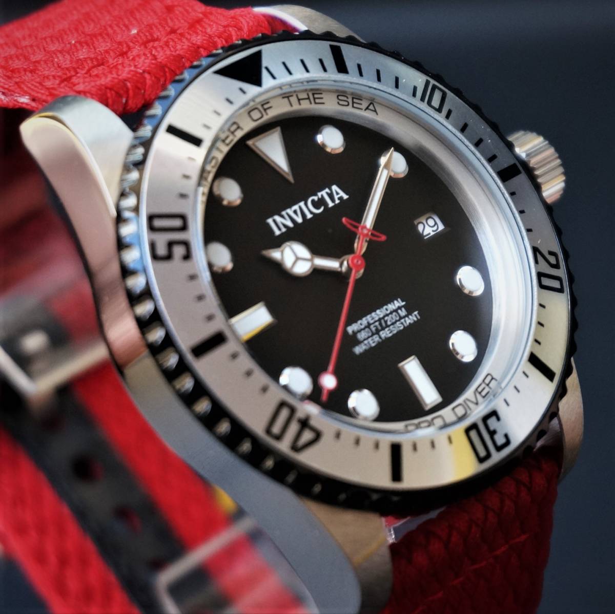 インビクタ『Pro Diver 35486』☆自動巻き☆ポリエステルバンド | www