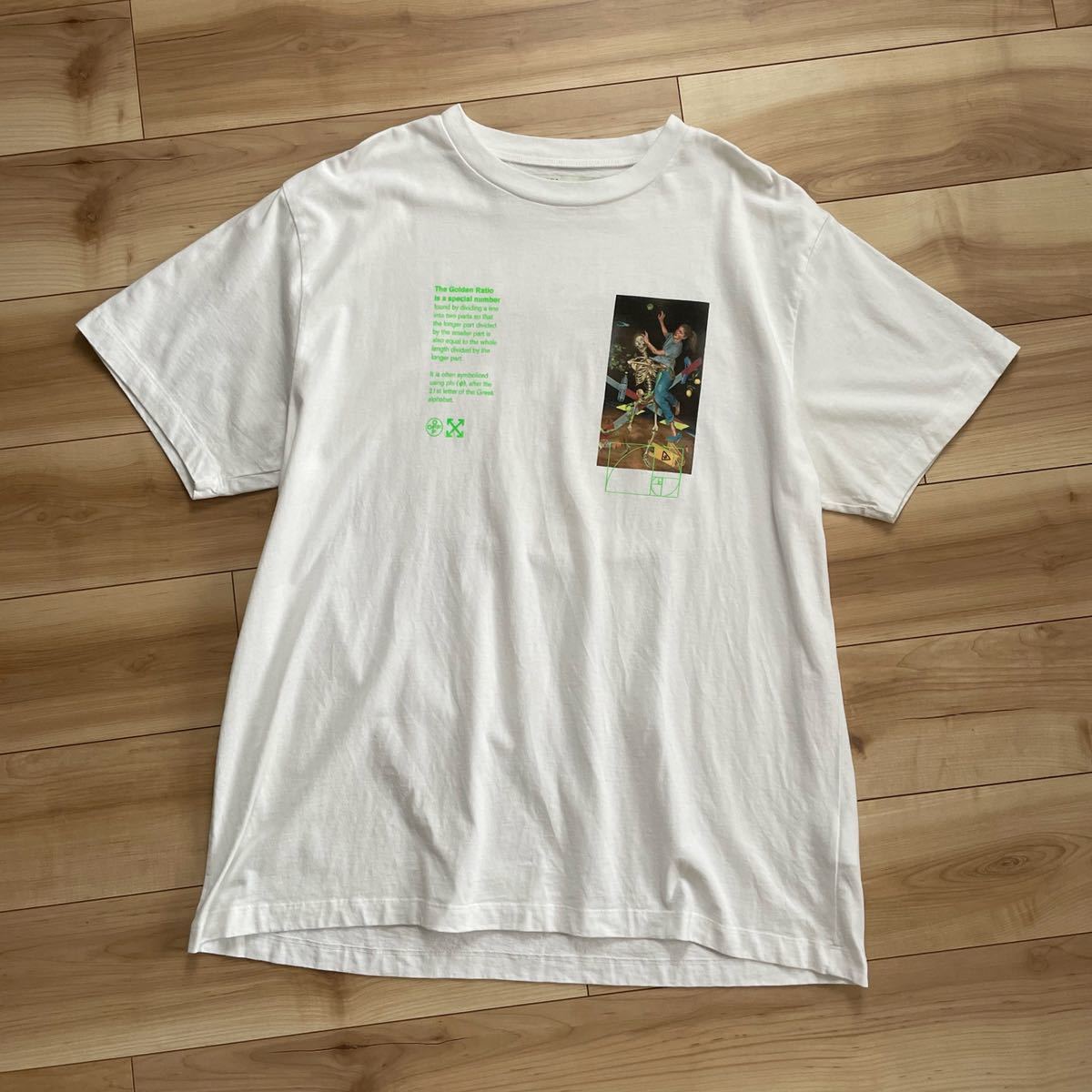 OFF-WHITE オフホワイト PASCAL PAINTING S/S OVER TEE 白 S パスカル 返品無料です Pascal Off-White 20SS Painting 正規品 Tシャツ Tシャツ/カットソー(半袖/袖なし)