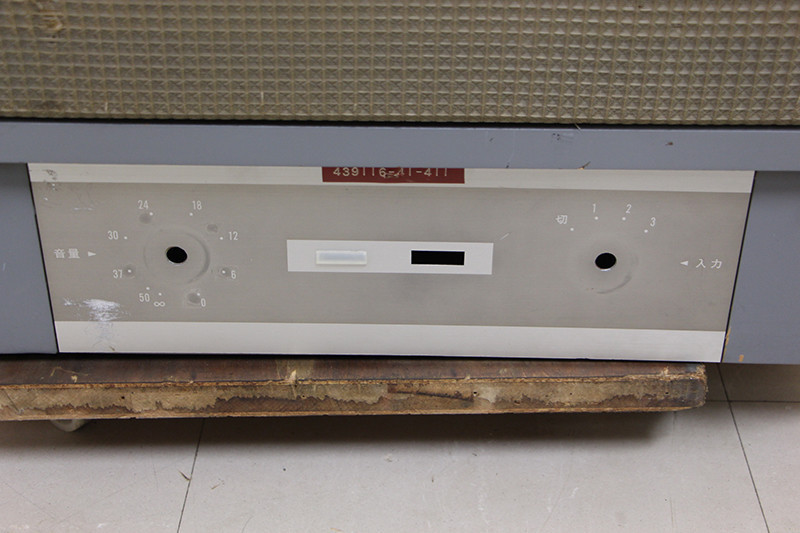 三菱電機 AS-3001S 音声モニター装置 エンクロージャー ペア 音響機材 DIATONE 三菱　ダイヤトーン アンプなし_画像7