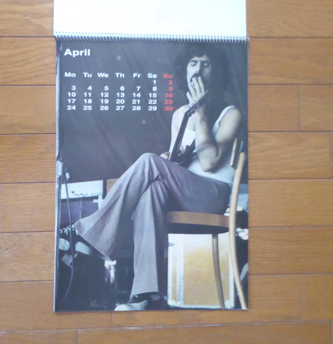 フランク・ザッパ　1995年　オッフィシャル・カレンダー　zappa 限定マトリックス、295/1000　美品、レア。_画像4