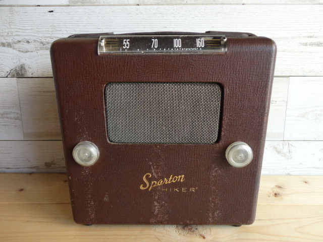SPARTON ◇◇ HIKER 真空管 AM ラジオ MODEL4848 ◇◇ CANADA SPARTON ◇◇ HIKER 真空管 AM ラジオ MODEL4848 ◇◇ CANADA