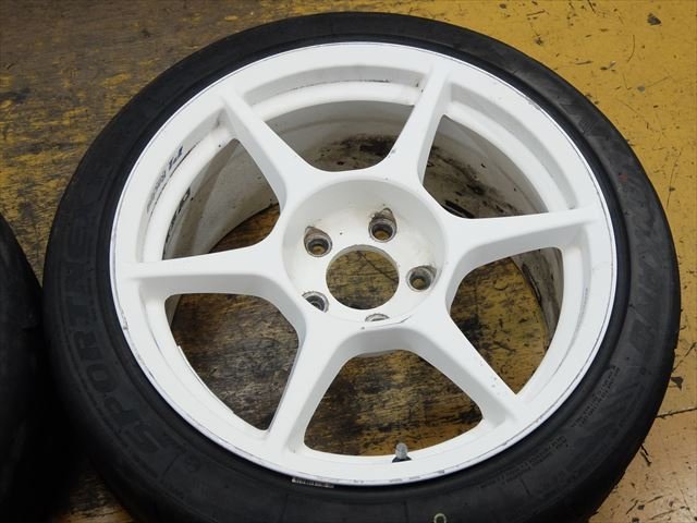 P1レーシング　17インチ　９J+37 PCD114.3 5H 2本　タイヤ ナンカンAR-1 215/45R17　_画像3