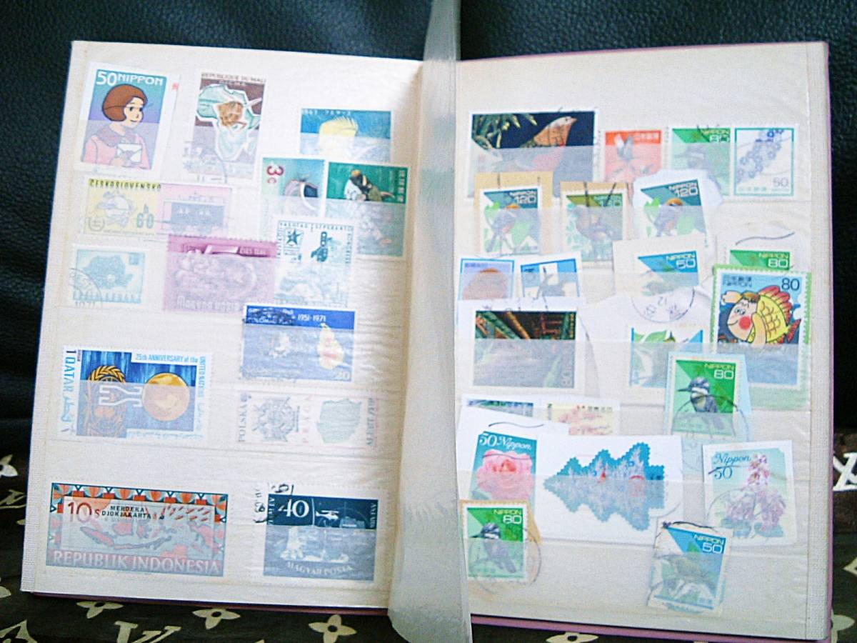◆　切手　USED　使用済　セット　海外もあり　現状　アルバム　入り　検索　スタンプ　消印　_画像6