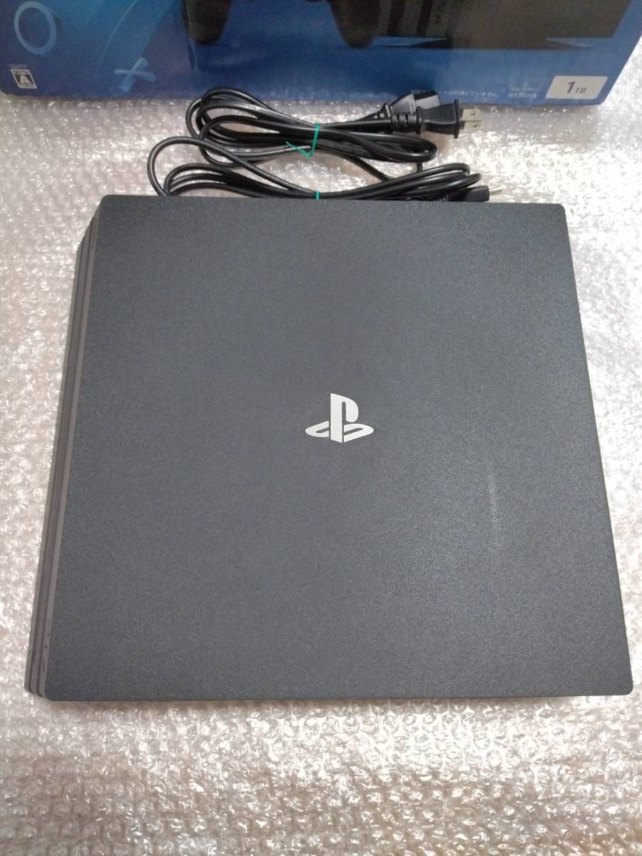 ●SONY PS4 PlayStation 4 Pro ジェット・ブラック 1TB CUH-7100BB01 中古 動作確認済み 送料無料●