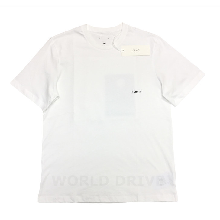 5％OFF】 OAMC サイズS 新品 LUMEN Tシャツ シルクパッチ ロゴプリント