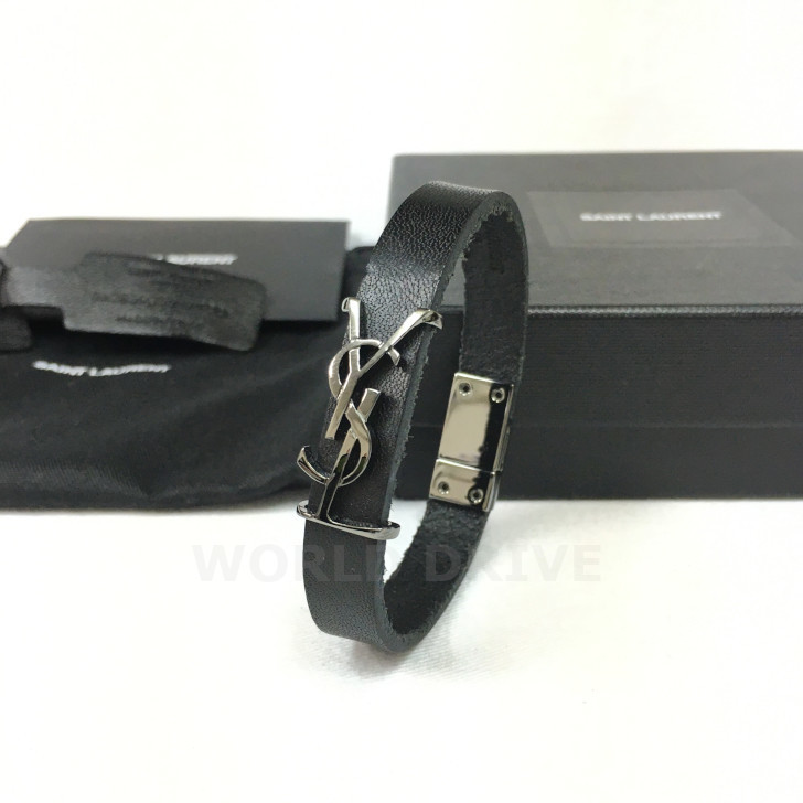 配送日指定可 Saint Laurent サンローラン・レザー モノグラム