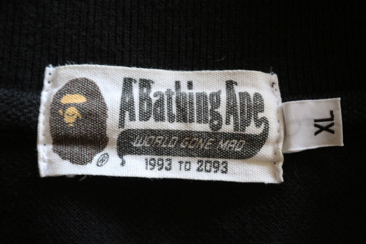 A BATHING APE ア ベイシング エイプ XL ベイビーマイロ 半袖 A BATHING APE ア ベイシング エイプ XL ベイビーマイロ 半袖