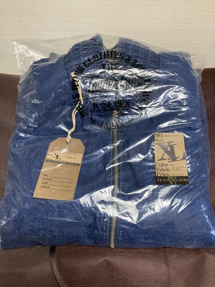 即決】新品未使用 XLサイズ 22AW テンダーロイン DENIM BLANKET