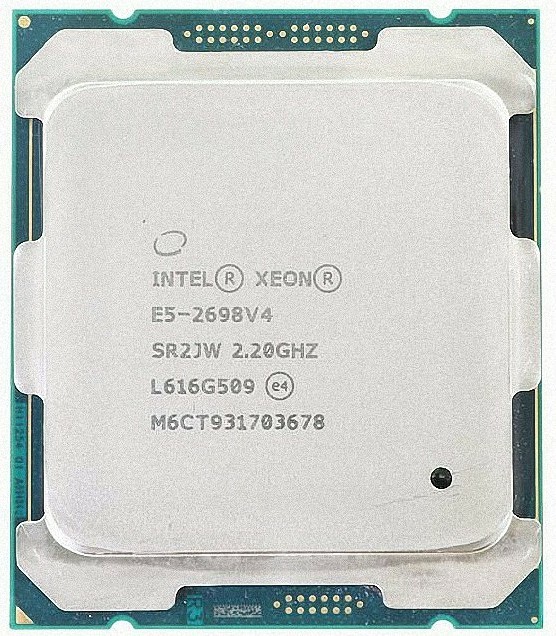 高品質 Intel Xeon DDR4-2400 LGA2011-3 135W 50MB 2.2GHz 20C SR2JW
