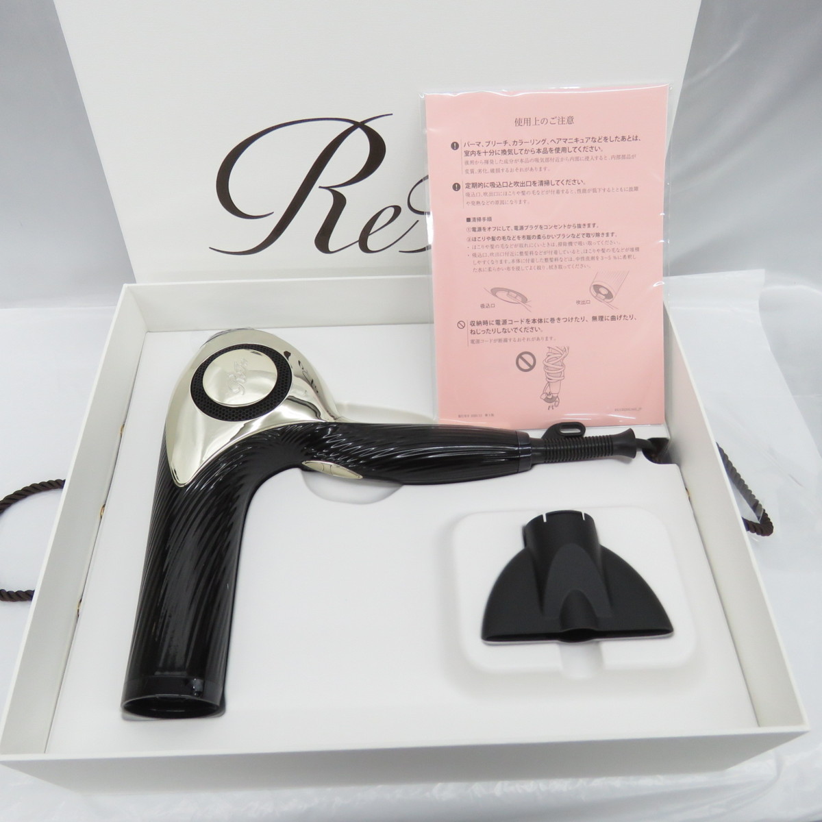 品 MTG ReFa BEAUTECH DRYER リファ ビューテック ドライヤー RE-AB03A ブラック 11019430(ハンド