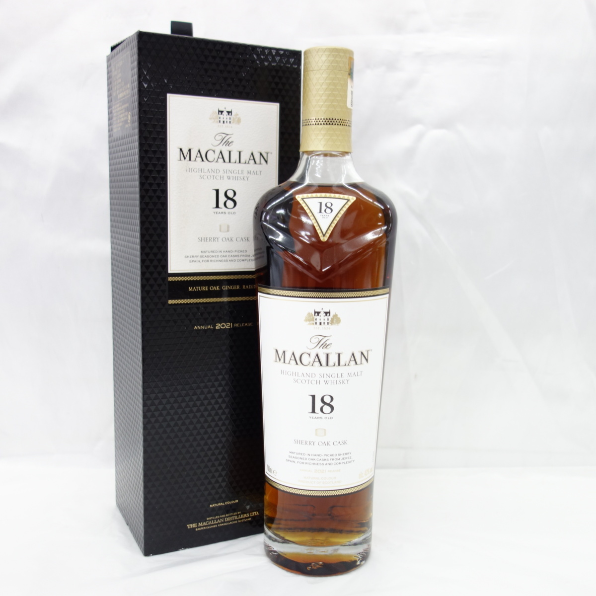 1円~ 【未開栓】The MACALLAN ザ・マッカラン 18年 2021 シェリー