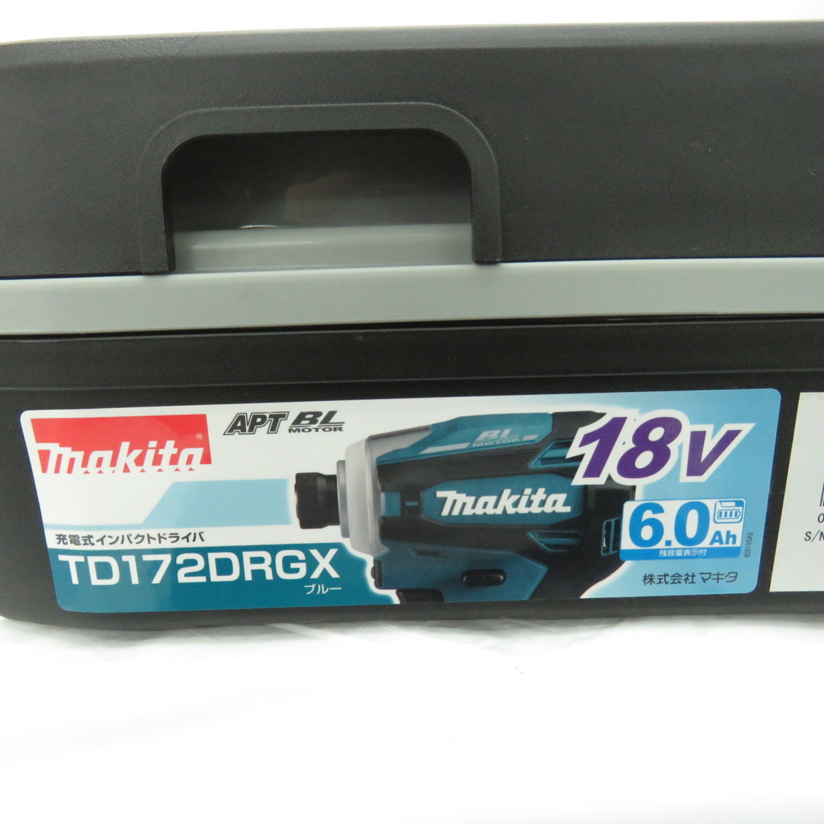 未使用品】makita マキタ 充電式インパクトドライバ TD172DRGX ブルー