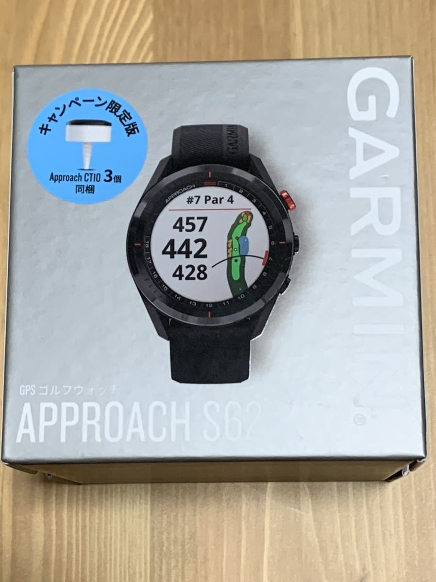 日本産】 美品 GARMIN GPSゴルフウォッチ APPROACH S62