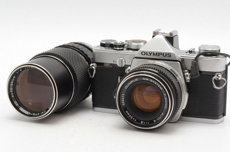 OLYMPUS OM-1 F.ZUIKO 50mm F1.8 / ZUIKO AUTO 75-150mm F4 Body Lens ボディ レンズ セット オリンパス ♯737_画像2