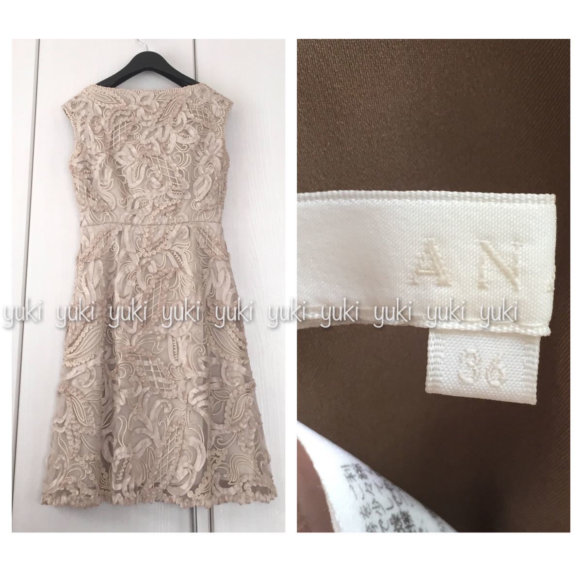 ANAYI テープ刺繍ワンピース www.esole.eu ANAYI テープ刺繍ワンピース www.esole.eu