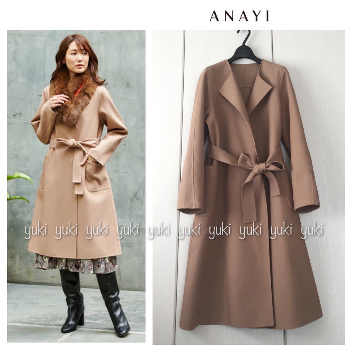ヤフオク! - ANAYI カルゼリバー クルーコート