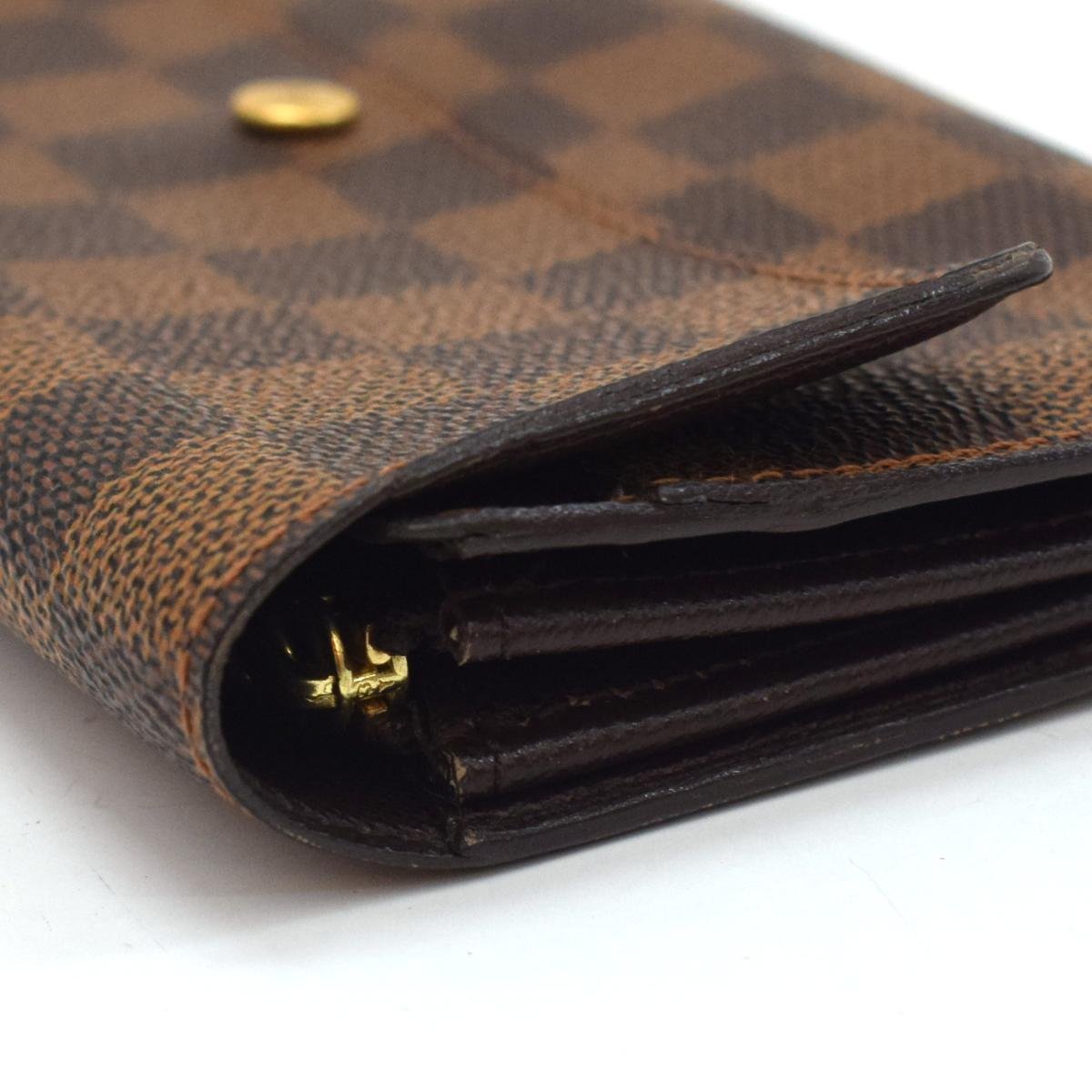 LOUIS VUITTON ルイヴィトン ダミエ エベヌ ポシェット ポルトモネ