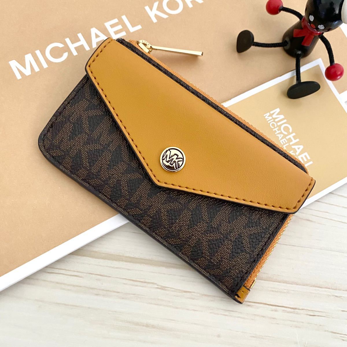 新品 MICHAEL KORS マイケルコース コインケース イエロー