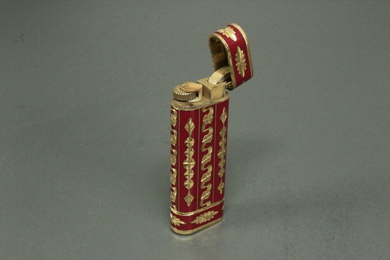カルティエ ロイキング Cartier Roy King コラボ ガスライター 彫金