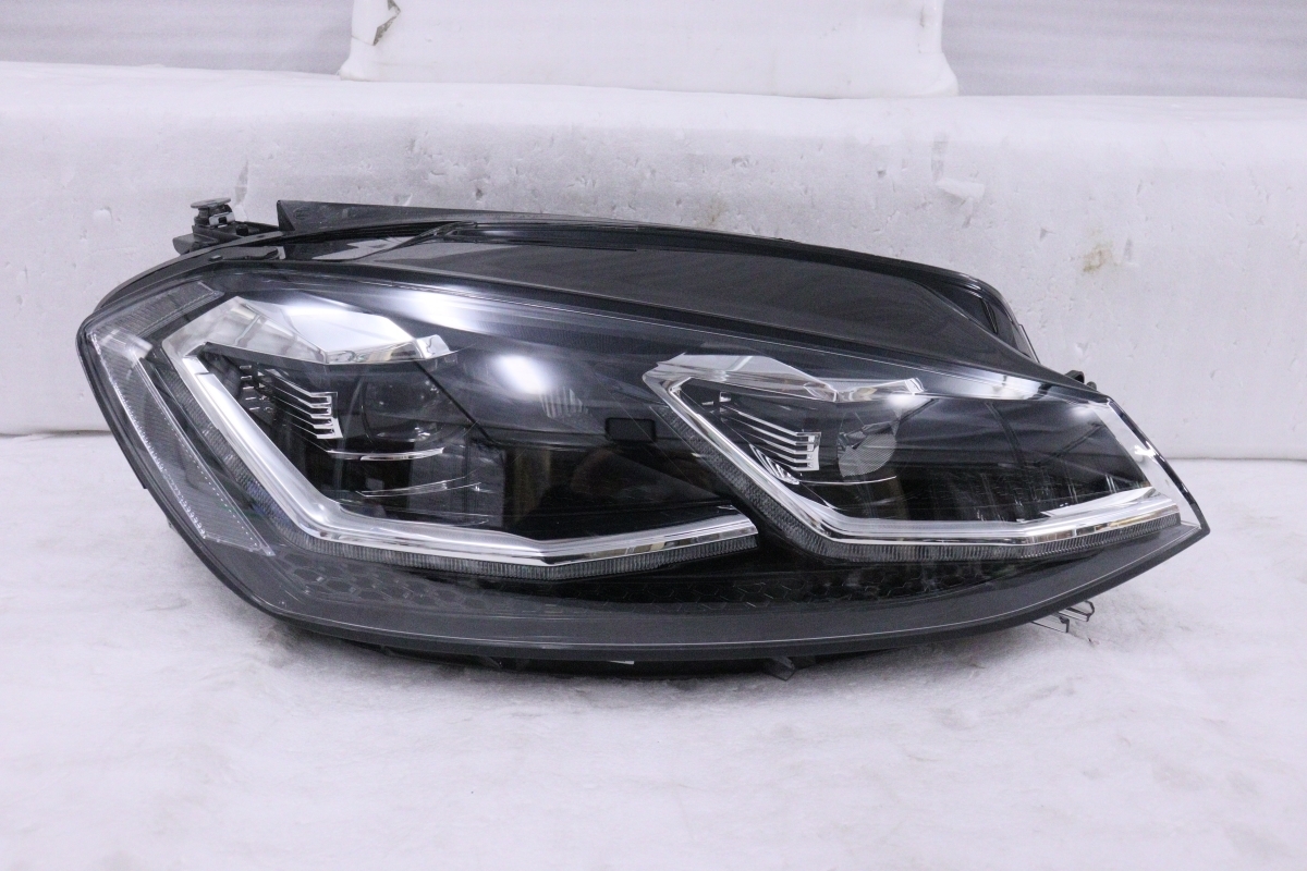 22-431☆極上品☆後期 5G VW ゴルフ 7☆右ヘッドライト 5G2 941 082