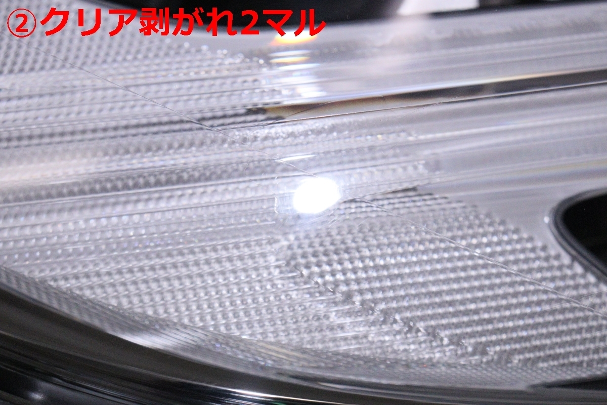 2111487★後期 LED MB系 ボルボ V40★右ヘッドライト 32228482 ブラック 純正★VOLVO (YM)_画像4