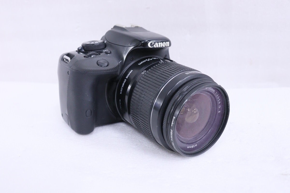 206-420★良品 Canon キャノンデジタル一眼レフカメラ EOS kiss X7 EF-S18-55mm ｆ/3.5-5.6 IS STM_画像1