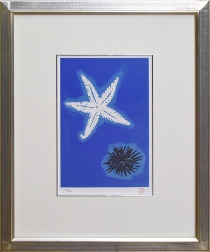 現品 文化勲章受章日本画家版画作品 東山魁夷 オリジナル版画 季の詩