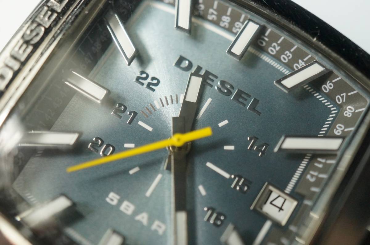 【DIESEL ディーゼル】クォーツ DZ-1317 251003 電池新品 バンド無し★2529エ_画像1