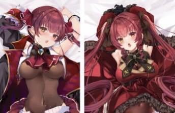 バーチャルYouTuber 宝鐘マリン 氷菜 抱き枕カバー マリン船長 添い寝