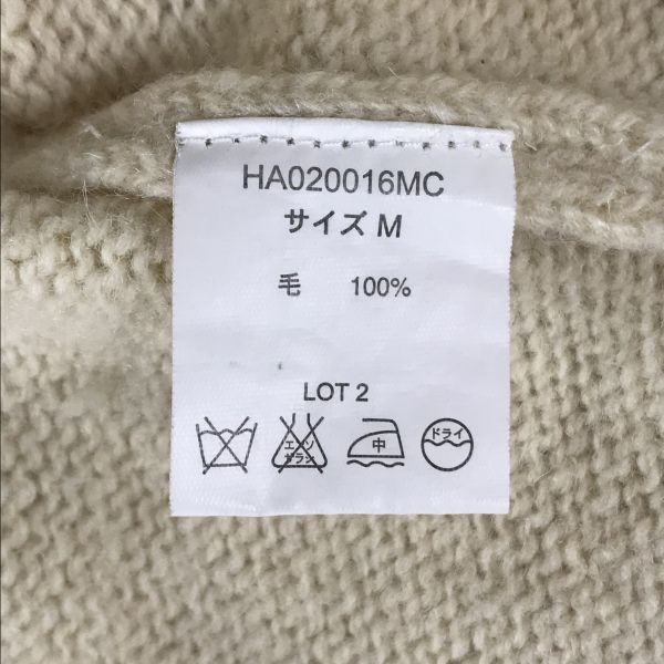 HARE/ Hare * wool 100%/ knitted sweater [ lady's M/ beige ]*BG568