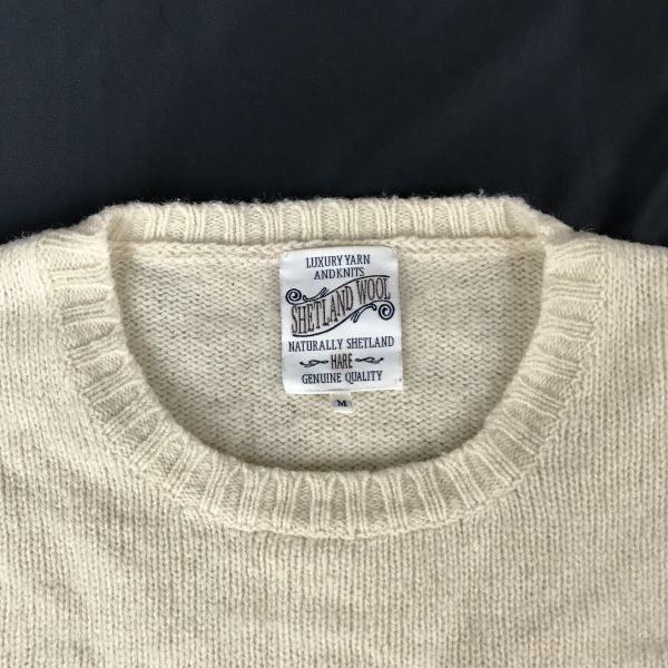 HARE/ Hare * wool 100%/ knitted sweater [ lady's M/ beige ]*BG568