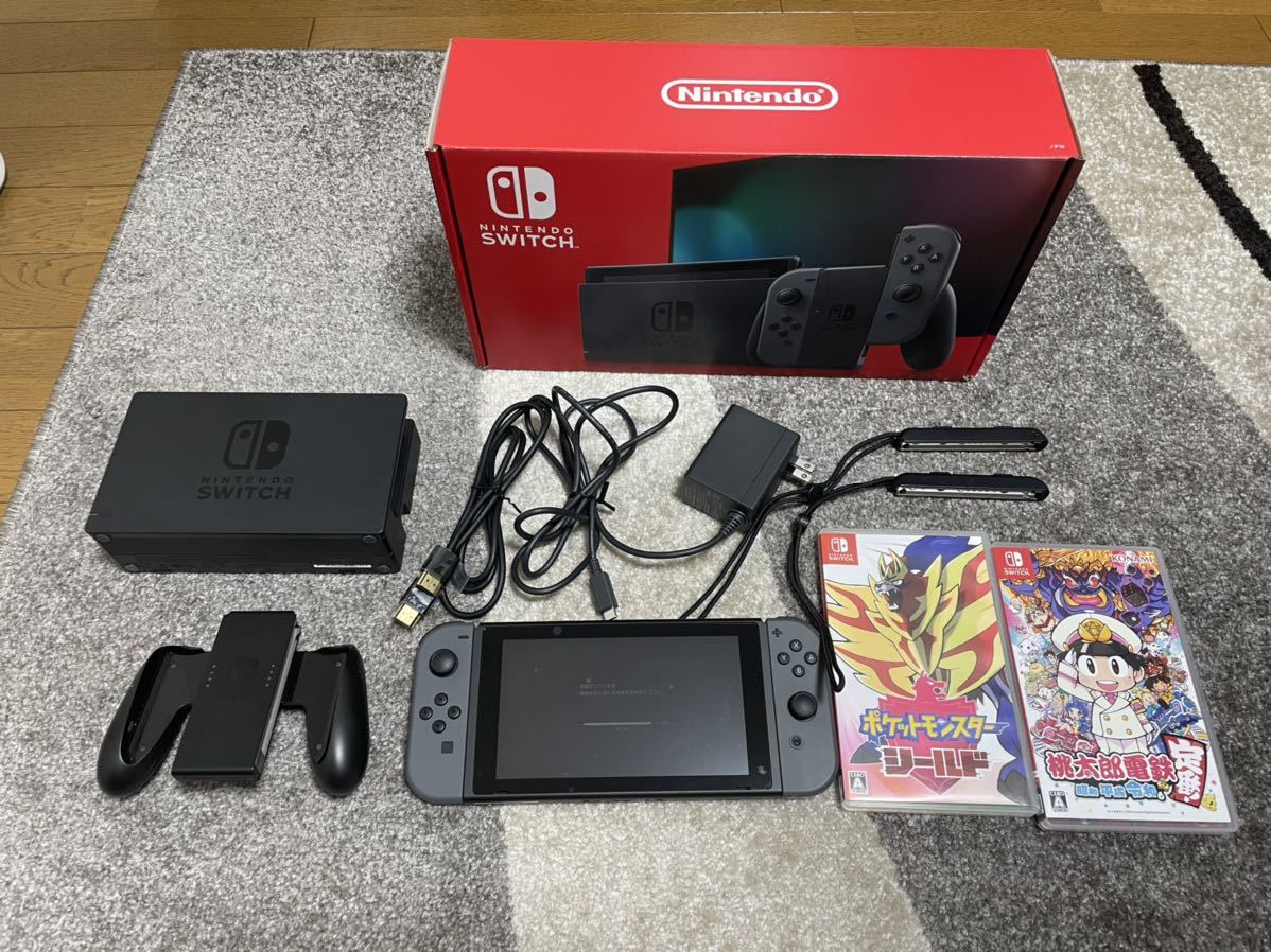 保証残】【美品】【ソフト2本付】ニンテンドースイッチ 本体 Nintendo