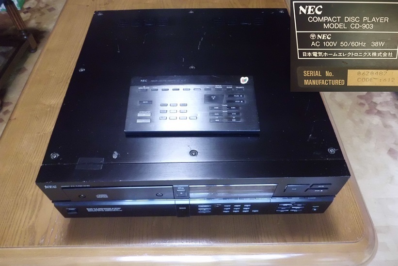 NEC CD PLAYER CD-903 音出しのみ確認済み。 détails d'articles