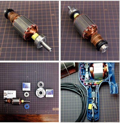 3ベアリング交換 魔改造】RYOBI ポリッシャーRSE-1250(青 3ベアリング交換 魔改造】RYOBI ポリッシャーRSE-1250(青