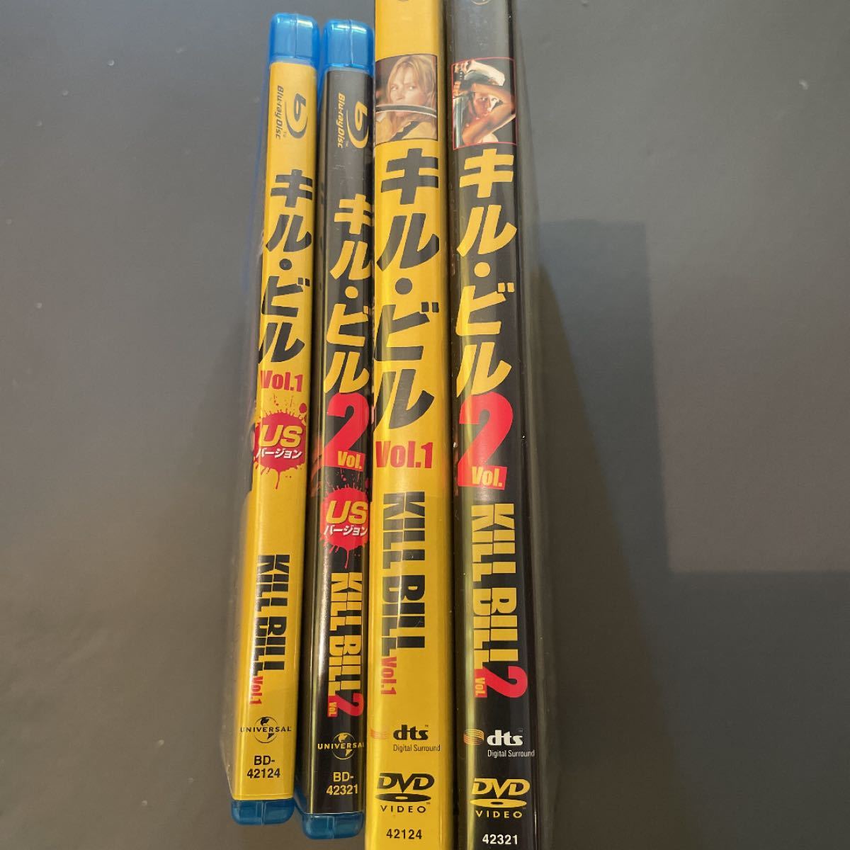 廃盤　キル・ビル vol.1&2 USバージョンBlu-rayと DVDセット