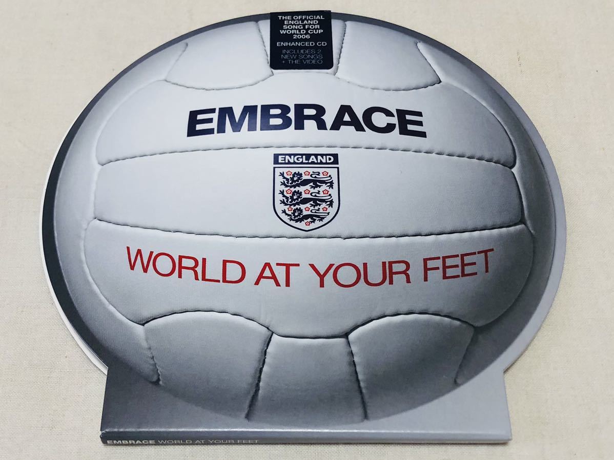 未開封品★EMBRACE★world at your feet★ISOM107SMS★3曲+video★the official England song for world cup 2006★ワールドカップ_画像1