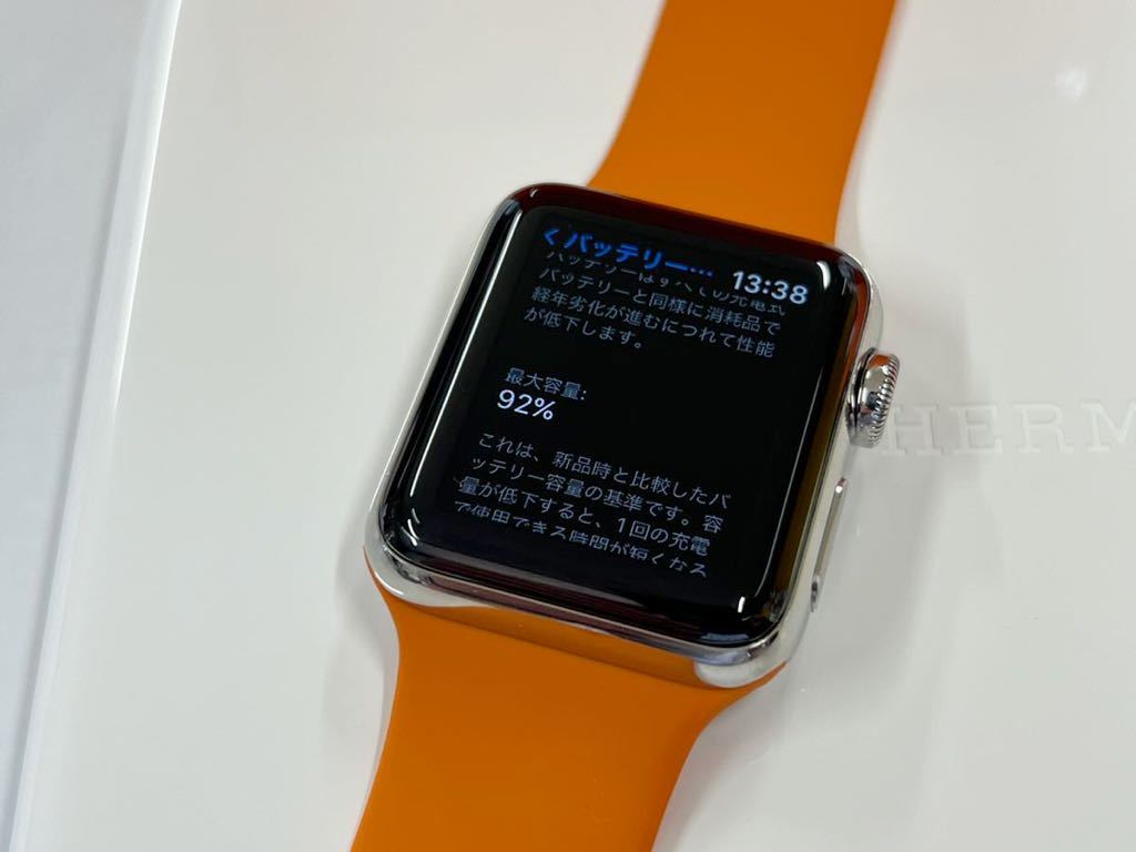 ☆即決 美品 Apple watch HERMES Series3 38mm アップルウォッチ