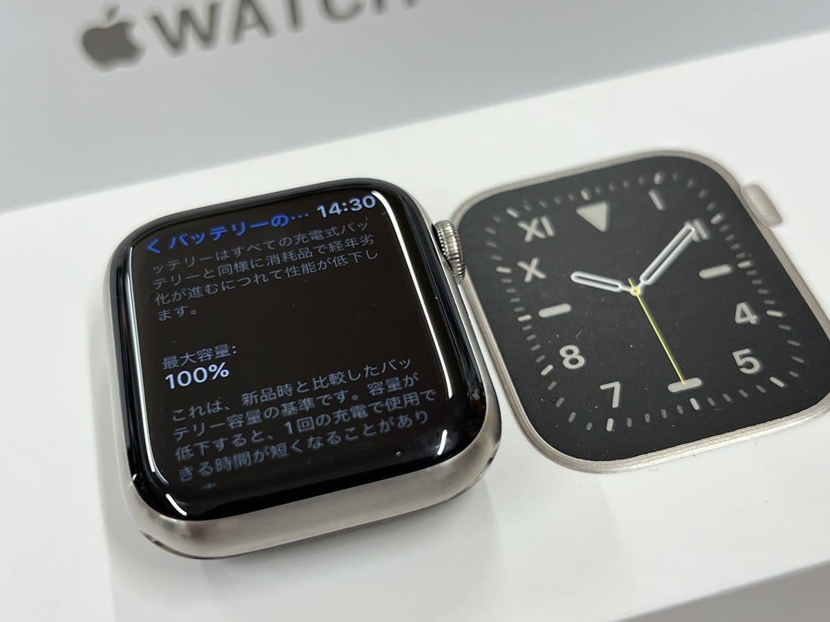 即決 美品 Apple Watch series6 Edition シルバー チタニウム 即決 美品 Apple Watch series6 Edition シルバー チタニウム