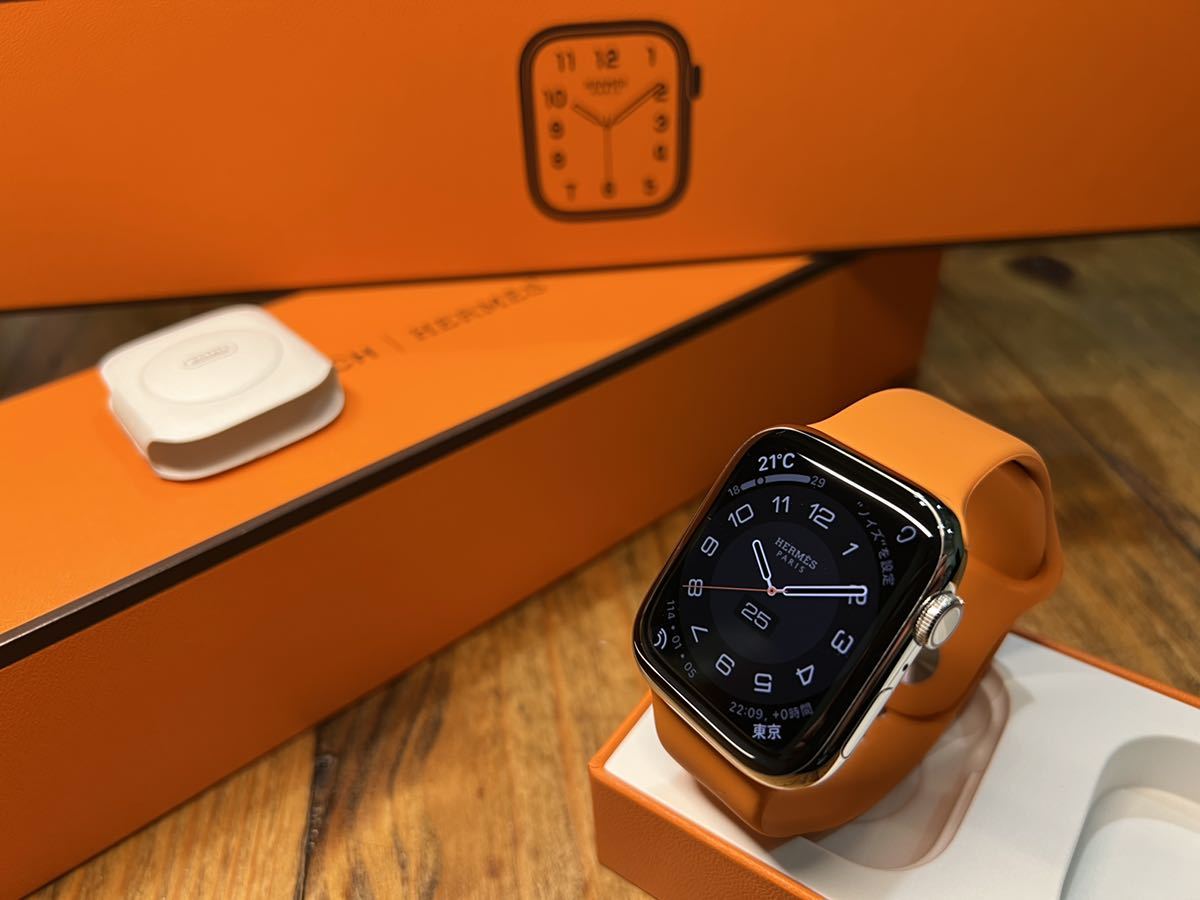 ☆即決 Apple Watch series7 45mm シルバーステンレス アップル